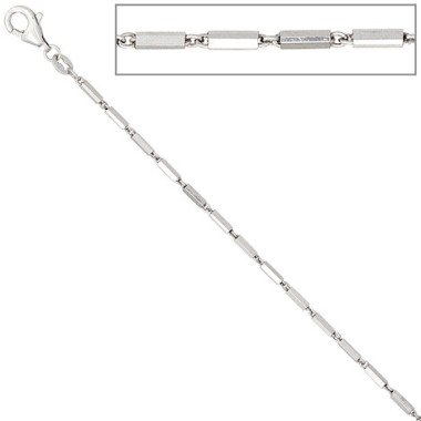 Gliederkette aus Silber & SIGO Gliederkette 925 Silber 1,4 mm 50 cm Halskette Kette Silberkette