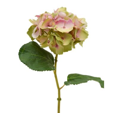 Künstliche Hortensienblüte Deluxe 45 cm rosa