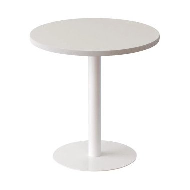 Lounge-Tisch, rund, Ø 600 mm, weiß