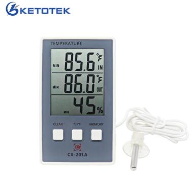 Neues LCD Digital Indoor Outdoor Thermometer Indoor Hygrometer Temperatur Luftfeuchtigkeit Meter