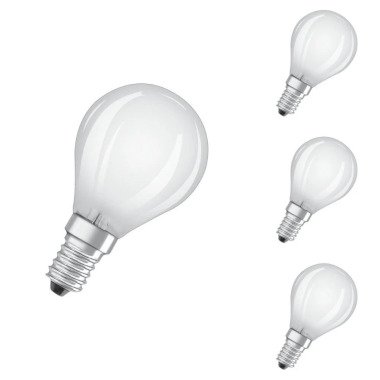 Osram LED Lampe ersetzt 40W E14 Tropfen P45