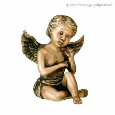 Schutzengel Figur in Gold & Bronze Engelfigur online kaufen Engel Larus