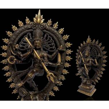 Tanzende Shiva Nataraja Bronze Statue Home Decor