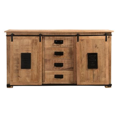 TPFLiving Sideboard Lincoln Mango natur mit