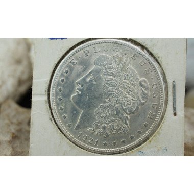 1921 Morgan Sterling 90% Silber One Dollar Usa 19