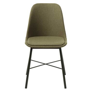 Esstisch Stühle in Oliv Grün Webstoff und