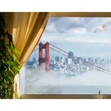 Fensterfolie Good Morning San Francisco!