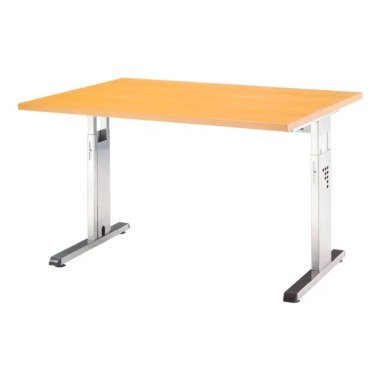 FINO - Schreibtisch mit C-Fußgestell, höhenverstellbar