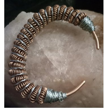 Kupfer Spiral Armreif