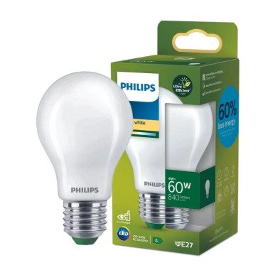 Philips LED Lampe E27 Birne A60 4W 840lm