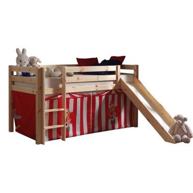 Spielbett Kinderzimmer mit Textil Set Zirkus