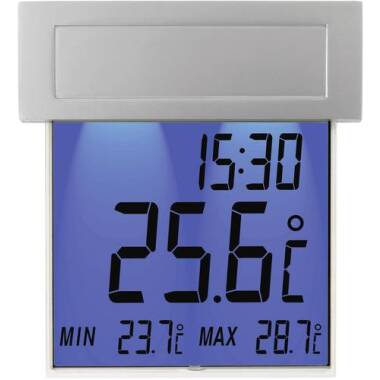 TFA Dostmann Vision Solar Thermometer Silber