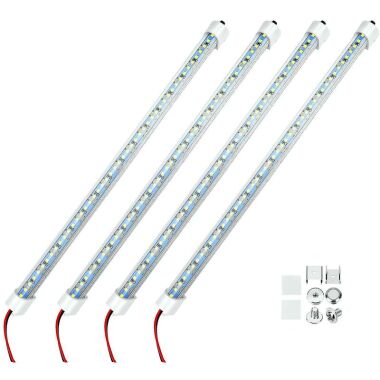Woosien 12V Innen-LED-Lichtleiste 48 LED-Streifenlichter
