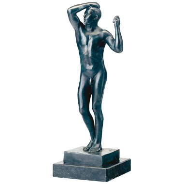 Auguste Rodin: Skulptur 'Das eherne Zeitalter' (1876), kleine Version in