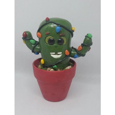 Carl Der Weihnachts Kaktus, Polymer Clay