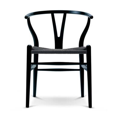 Carl Hansen CH24 Wishbone Chair, Buche schwarz