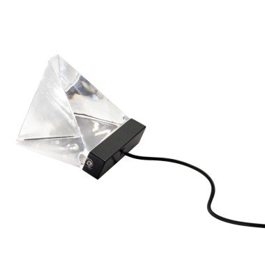 Fabbian Tripla LED-Tischleuchte, anthrazit