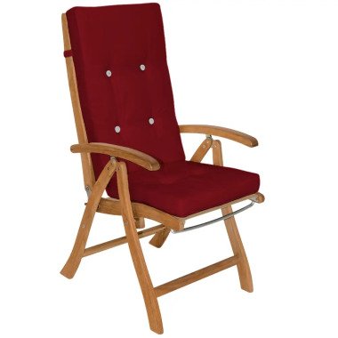 Hochlehner in Rot & Stuhlauflage 6er-Set Rot für Hochlehner Vanamo