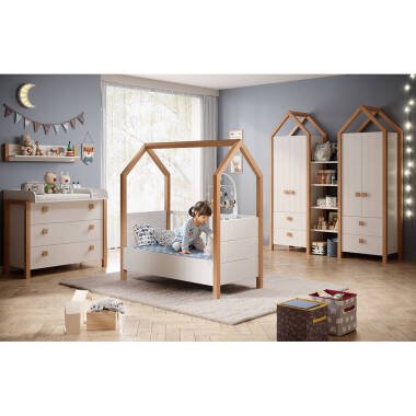 Kinderzimmer Komplett Set 6-teilig mit Bett