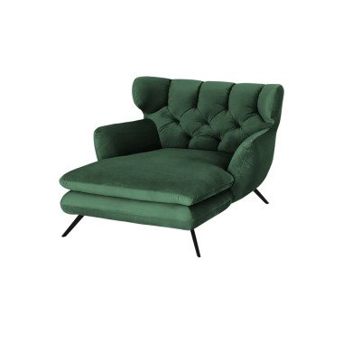 Nostalgiesessel in Grün & pop Longseat-Sessel Caldara grün Polstermöbel