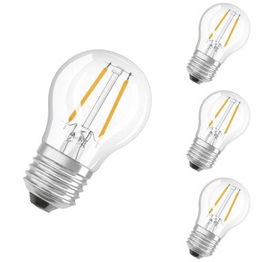 Osram LED Lampe ersetzt 25W E27 Tropfen P45