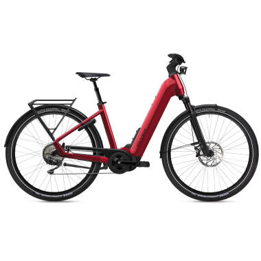 Trekking-E-Bike in Rot & Flyer Upstreet 7.10 Comfort E-Bike Rot Modell 2024