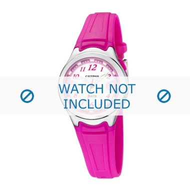 Uhrenarmband Calypso K6067-3 Kunststoff Rosa 7mm