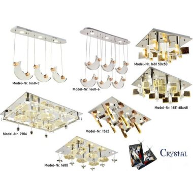 Euroton LED Deckenleuchte LED Kristalleuchten