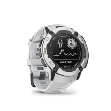 Garmin Smartwatch & Garmin INSTINCT 2X Solar Multisport-Smartwatch steinweiß