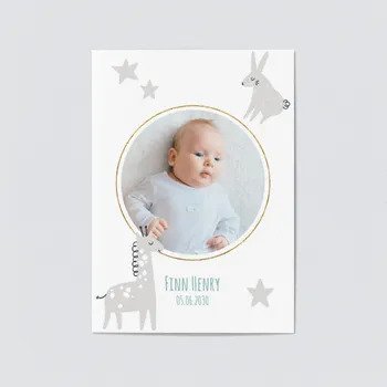 Geburtskarten Baby Karten Geburt (5 Karten)