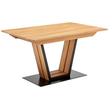Holzesstisch aus Holz & Venda Esstisch , Wildeiche , Holz , rechteckig