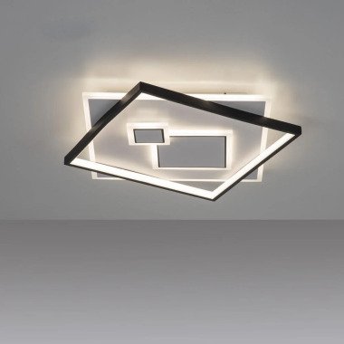 LED Deckenleuchte Mailak in Weiß 2x 26W 6800lm