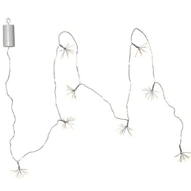 MARELIDA LED-Lichterkette Blume 96 Tautropfen