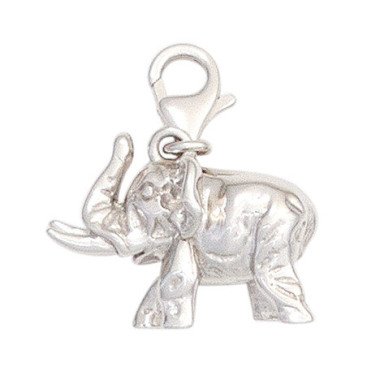 SIGO Einhänger Charm Elefant 925 Sterling Silber rhodiniert