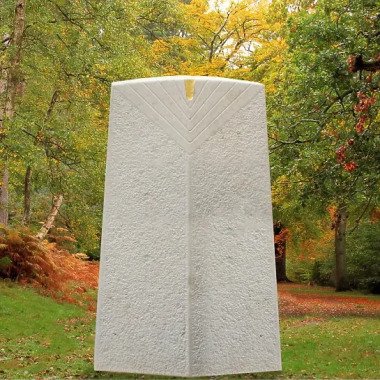 Urnengrabstein Naturstein frostsicher schlichtes Design Mero