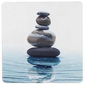 WENKO Duschmatte Meditation blau 54,0 x 54,0 cm