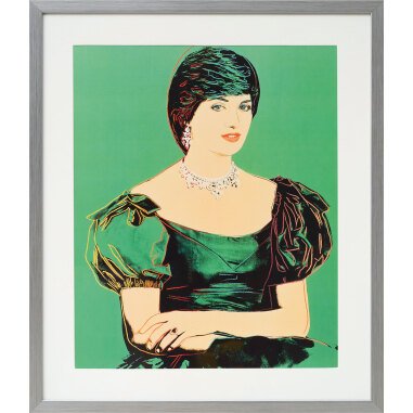 Andy Warhol: Bild 'Princess Diana' (1982), gerahmt