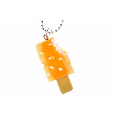 Eis Am Stiel Kette Halskette Miniblings Stieleis Eiscreme Orange
