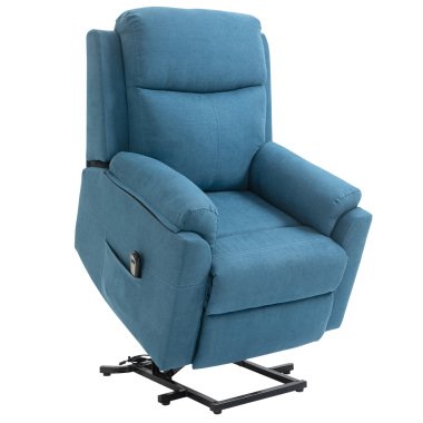HOMCOM elektrischer Sessel mit Aufstehhilfe Aufstehsessel für Senior Relaxsessel