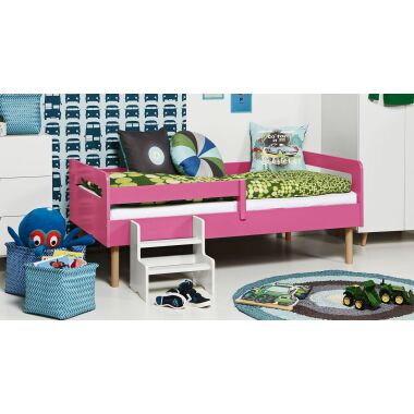 Kinderbett mit Rolllattenrost in 90x190 cm
