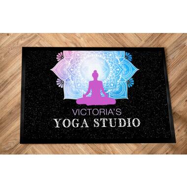 Personalisiertes Yoga Studio Pink Mandala