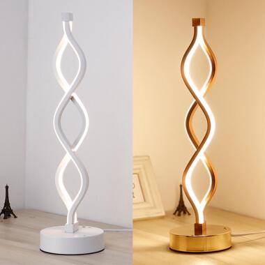 Schreibtisch Modern & 24W Modern Spiral Twist Wave Design LED Tischleuchte