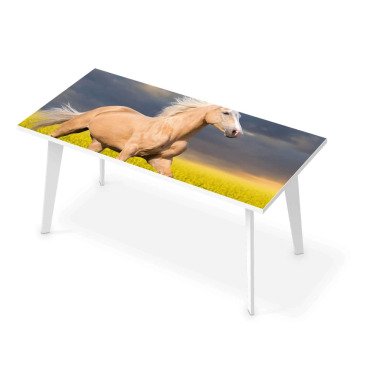 Tischfolie Design: Wildpferd 150x75 cm
