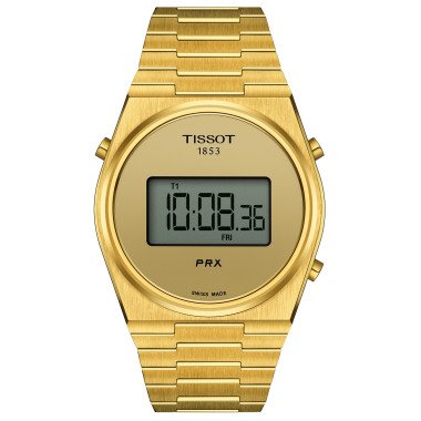 Tissot T137.463.33.020.00 Herren-Armbanduhr PRX Digital 40 Goldfarben
