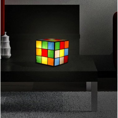 15 cm Tischleuchte Rubik Cube