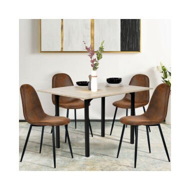4er Set Stühle im skandinavischen Design