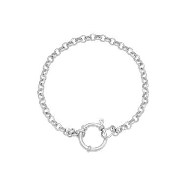 Armkette Silber aus Gold & Armband Silber Gliederarmband Edelstahl Circle Chain