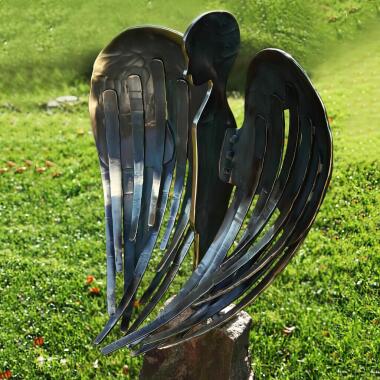 Engel Skulptur & Moderne Engelfigur aus Schmiedebronze Eramo