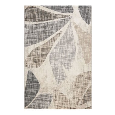Esprit Leaf Kurzflor-Teppich beige 120x170 cm