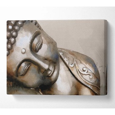 Friedlicher Buddha Kunstdrucke auf Leinwand